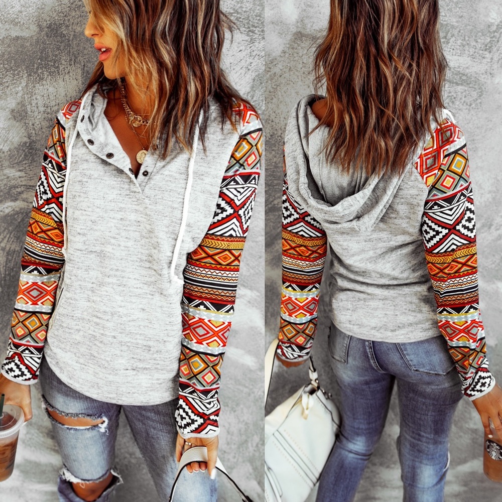 NEW! Aztec hoodie